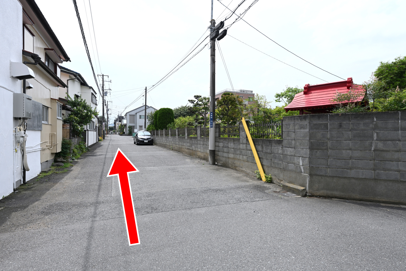 直進します